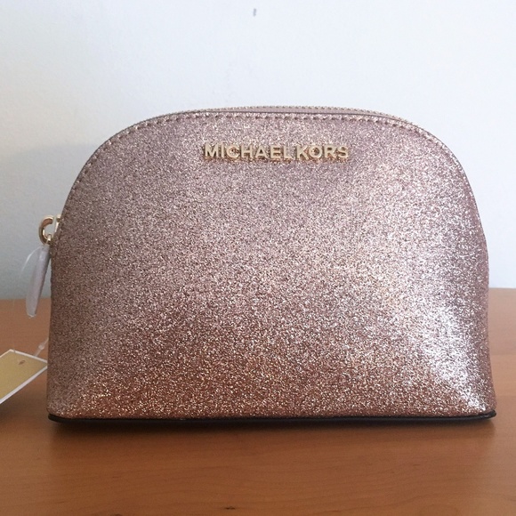 michael kors gold glitter bag